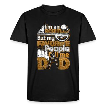 I am an architect - Men's Premium Organic T-Shirt - black - Front - Nico (187cm)