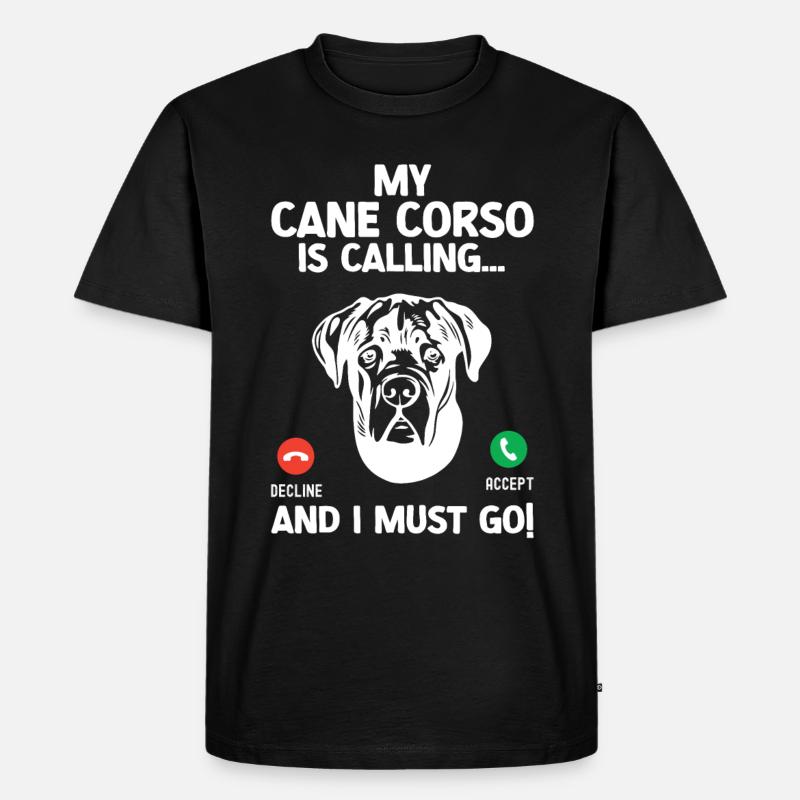 Cane Corso - Männer Premium Bio T-Shirt - Schwarz