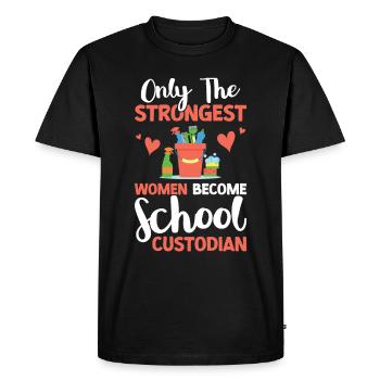 School officials - Men's Premium Organic T-Shirt - black - Front - Nico (187cm)