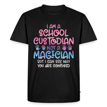 School officials - Men's Premium Organic T-Shirt - black - Front - Nico (187cm)