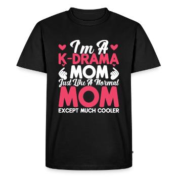 K-Drama - Men's Premium Organic T-Shirt - black - Front - Nico (187cm)