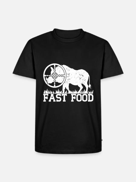 Schweinejagd Jäger Schweinejagd - Männer Premium Bio T-Shirt - Schwarz