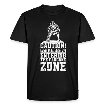 Lineman Joueur de football Offensive Défense - T-shirt Premium bio Homme - noir - Devant - Nico (187cm)