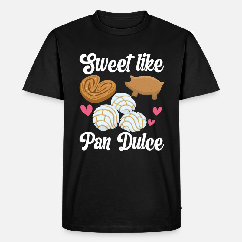 Conchas Pan Dulce Latina Spanisch - Männer Premium Bio T-Shirt - Schwarz