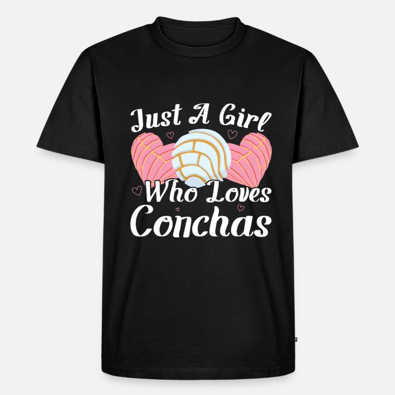 Conchas Pan Dulce Latina Spanisch - Männer Premium Bio T-Shirt - Schwarz