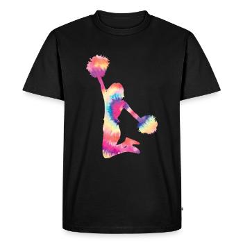 Cheerleader - Men's Premium Organic T-Shirt - black - Front - Nico (187cm)