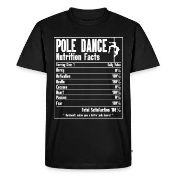 Pole Dance - Men's Premium Organic T-Shirt - black - Front - Nico (187cm)