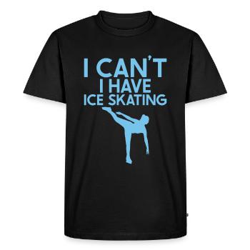 Patinage - T-shirt Premium bio Homme - noir - Devant - Nico (187cm)