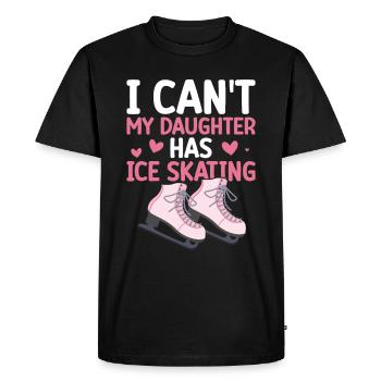 Patinage - T-shirt Premium bio Homme - noir - Devant - Nico (187cm)