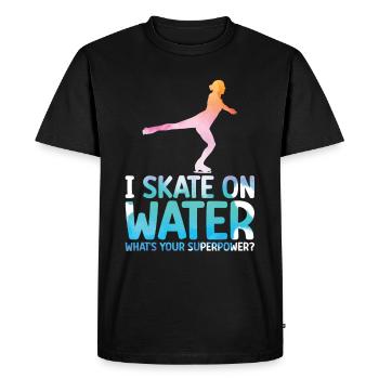 Patinage - T-shirt Premium bio Homme - noir - Devant - Nico (187cm)