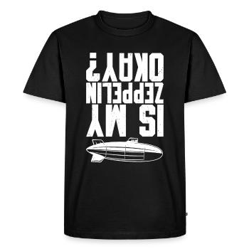 Zeppelin - T-shirt Premium bio Homme - noir - Devant - Nico (187cm)