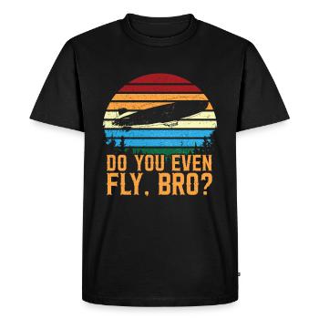 Zeppelin - T-shirt Premium bio Homme - noir - Devant - Nico (187cm)