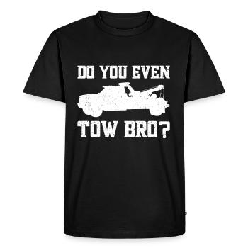 Tow truck - Men's Premium Organic T-Shirt - black - Front - Nico (187cm)