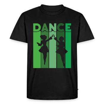 Irish Dance - Men's Premium Organic T-Shirt - black - Front - Nico (187cm)