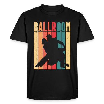 Salle de bal - T-shirt Premium bio Homme - noir - Devant - Nico (187cm)