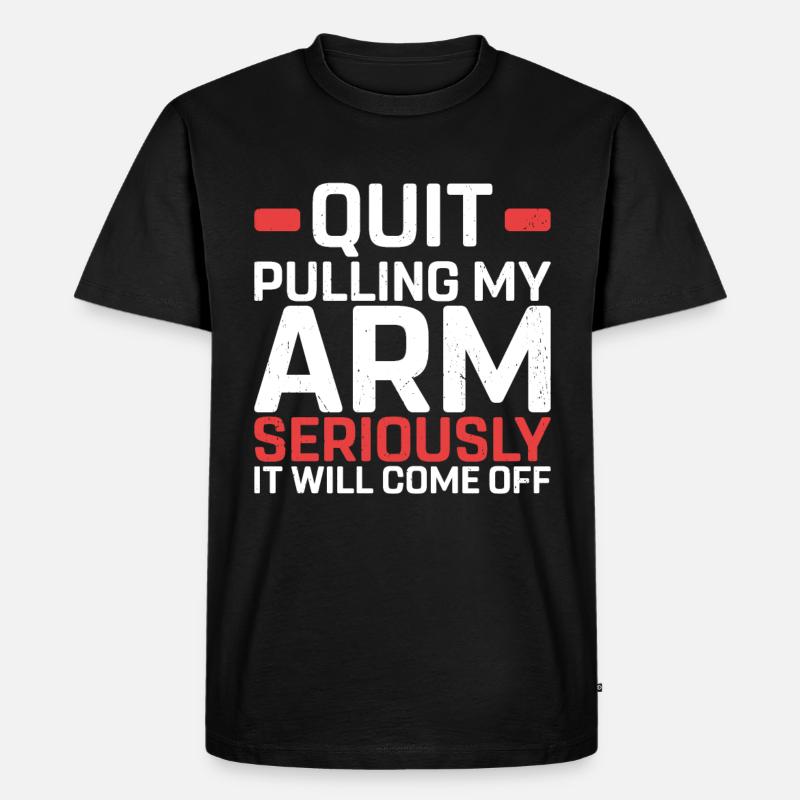 Amputation - Männer Premium Bio T-Shirt - Schwarz