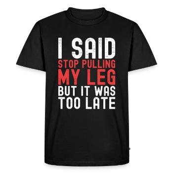 Amputation - T-shirt Premium bio Homme - noir - Devant - Nico (187cm)