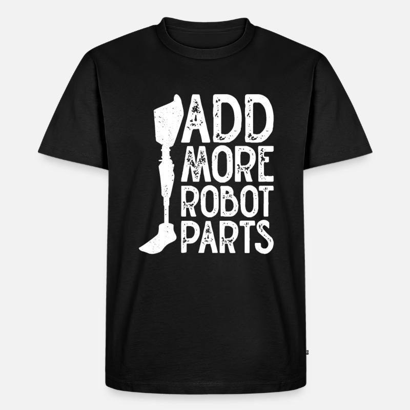 Amputation - Männer Premium Bio T-Shirt - Schwarz