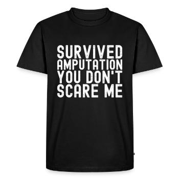 Amputation - T-shirt Premium bio Homme - noir - Devant - Nico (187cm)