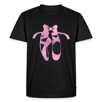 Ballet - T-shirt Premium bio Homme - noir - Devant - Nico (187cm)