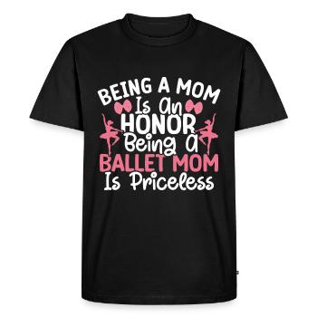 Ballet - T-shirt Premium bio Homme - noir - Devant - Nico (187cm)