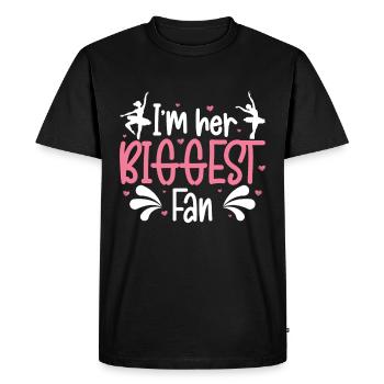 Ballet - T-shirt Premium bio Homme - noir - Devant - Nico (187cm)