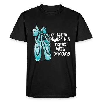 Ballet - T-shirt Premium bio Homme - noir - Devant - Nico (187cm)