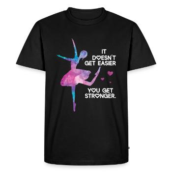 Ballet - T-shirt Premium bio Homme - noir - Devant - Nico (187cm)