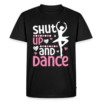 Ballet - T-shirt Premium bio Homme - noir - Devant - Nico (187cm)