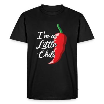Piment - T-shirt Premium bio Homme - noir - Devant - Nico (187cm)
