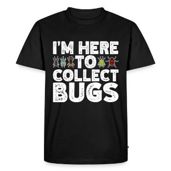 Insecte - T-shirt Premium bio Homme - noir - Devant - Nico (187cm)