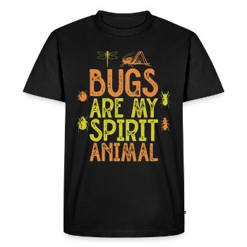 Insecte - T-shirt Premium bio Homme - noir - Devant - Nico (187cm)