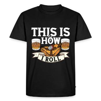 Cigar cigarette smokers - Men's Premium Organic T-Shirt - black - Front - Nico (187cm)