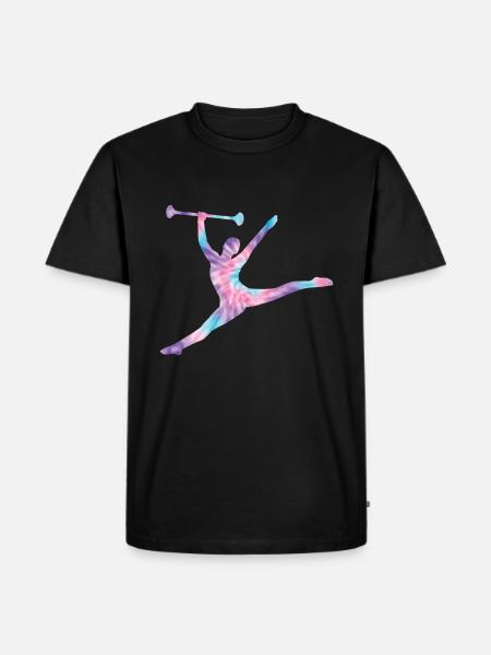 Tambourstab Wirbeln - Männer Premium Bio T-Shirt - Schwarz
