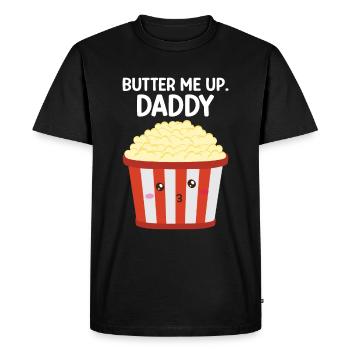 Pop-corn - T-shirt Premium bio Homme - noir - Devant - Nico (187cm)