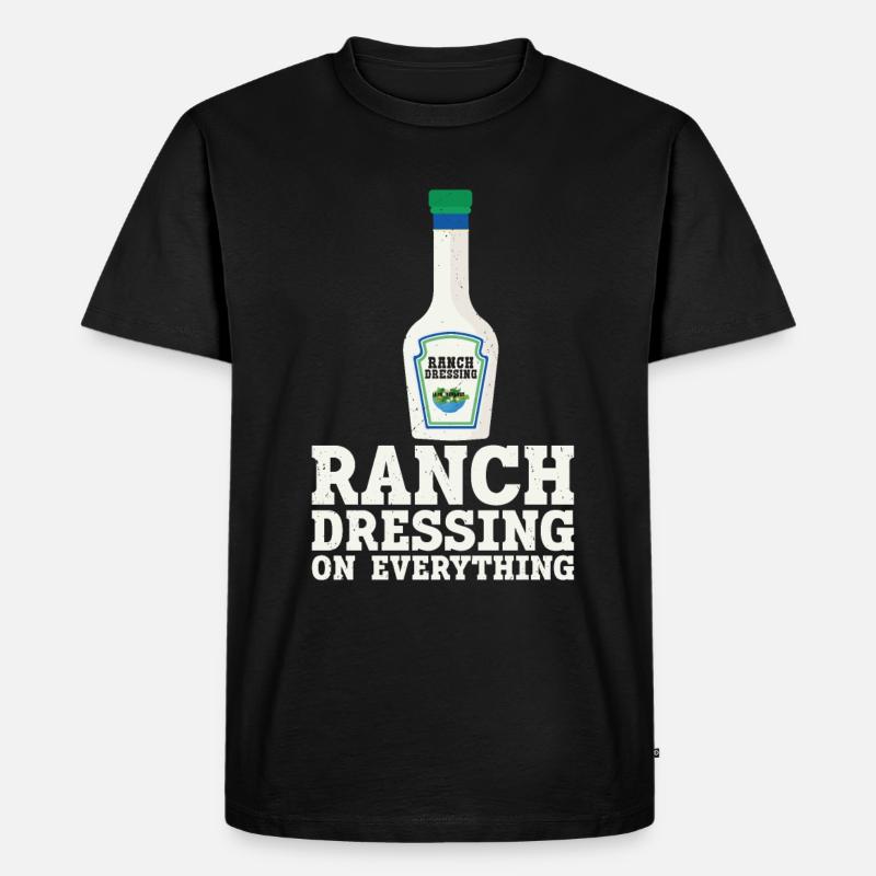 Ranch -Dressing -Ranch -Salatdressing - Männer Premium Bio T-Shirt - Schwarz
