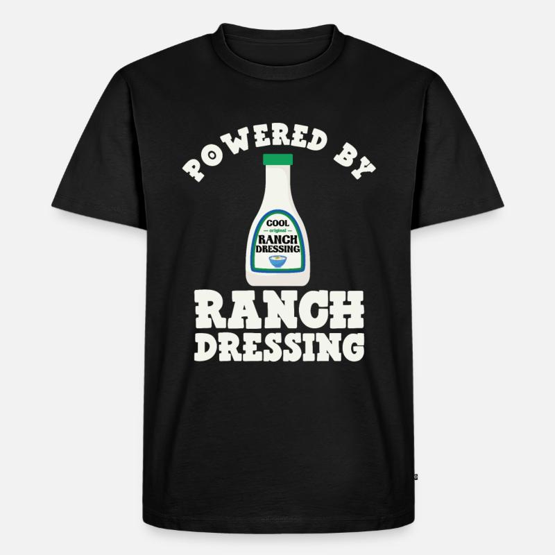 Ranch -Dressing -Ranch -Salatdressing - Männer Premium Bio T-Shirt - Schwarz