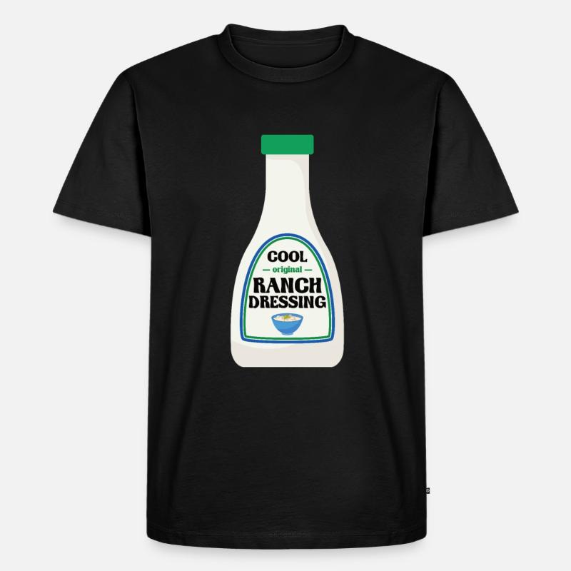 Ranch -Dressing -Ranch -Salatdressing - Männer Premium Bio T-Shirt - Schwarz