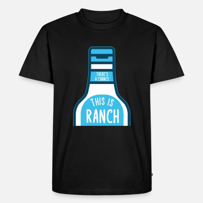 Ranch -Dressing -Ranch -Salatdressing - Männer Premium Bio T-Shirt - Schwarz
