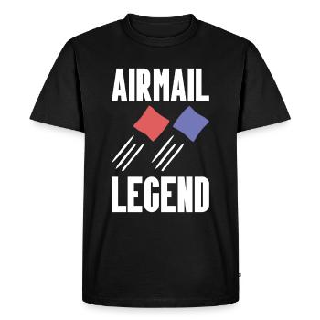 Cornhole - Men's Premium Organic T-Shirt - black - Front - Nico (187cm)