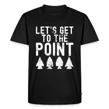 Arrowhead Hunting Artifacts Archery - Men's Premium Organic T-Shirt - black - Front - Nico (187cm)