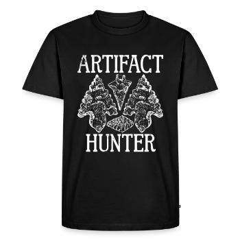 Arrowhead Hunting Artifacts Archery - Men's Premium Organic T-Shirt - black - Front - Nico (187cm)
