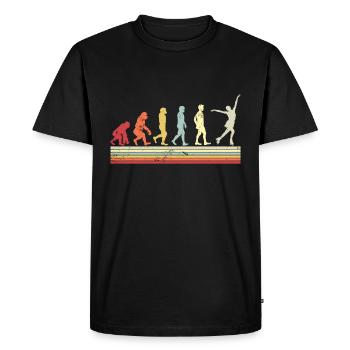 Ice Skating -Skater Ice Shield Skate Girl - Men's Premium Organic T-Shirt - black - Front - Nico (187cm)