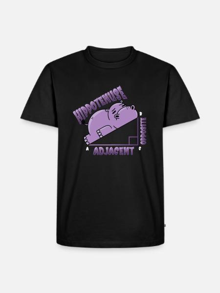 Hippotenuse, opposite, adjacent - Men's Premium Organic T-Shirt - black