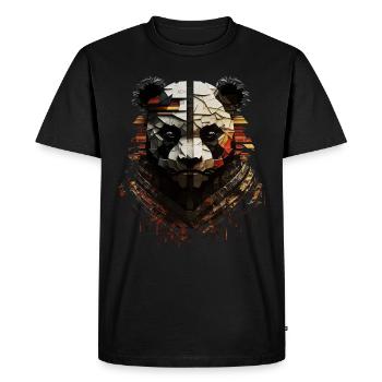 Panda Fantasy Panda Bear Art Œuvre d’art Cadeau - T-shirt Premium bio Homme - noir - Devant - Nico (187cm)