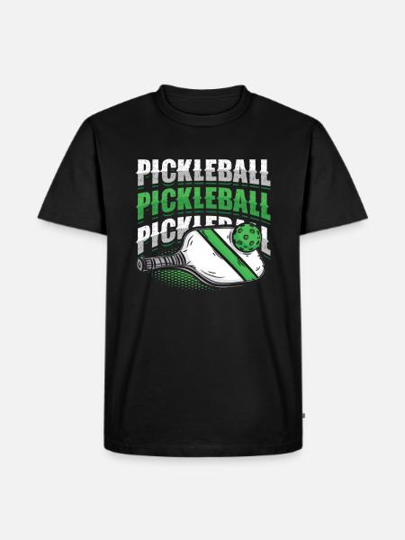 Amateurs de pickleball - T-shirt Premium bio Homme - noir