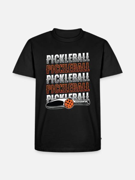 Pickleball lovers - Men's Premium Organic T-Shirt - black