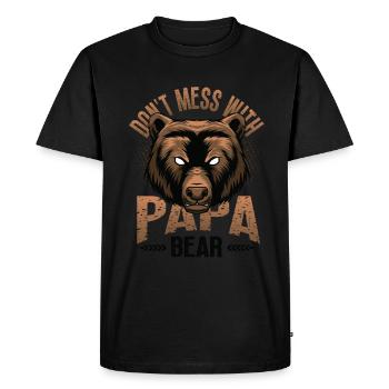Je ne suis pas encore allé partout - T-shirt Premium bio Homme - noir - Devant - Nico (187cm)