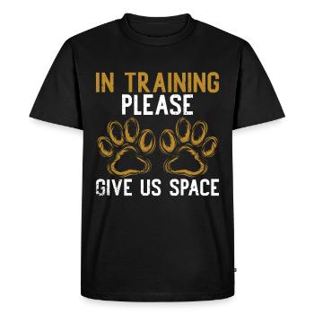 Dog Trainer Puppy Funny Pet Training - Men's Premium Organic T-Shirt - black - Front - Nico (187cm)