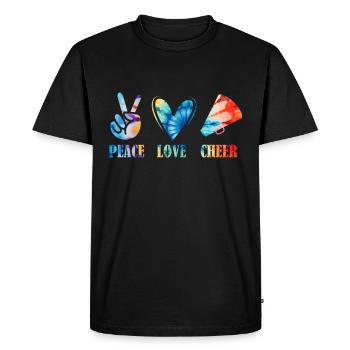 Cheerleadermädchen Cheerleading Jugend - Männer Premium Bio T-Shirt - Schwarz - Vorne - Nico (187cm)